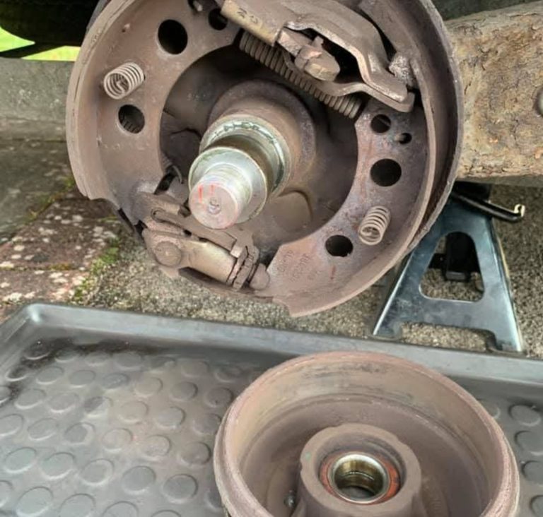 caravan running gear and brake safety service and check